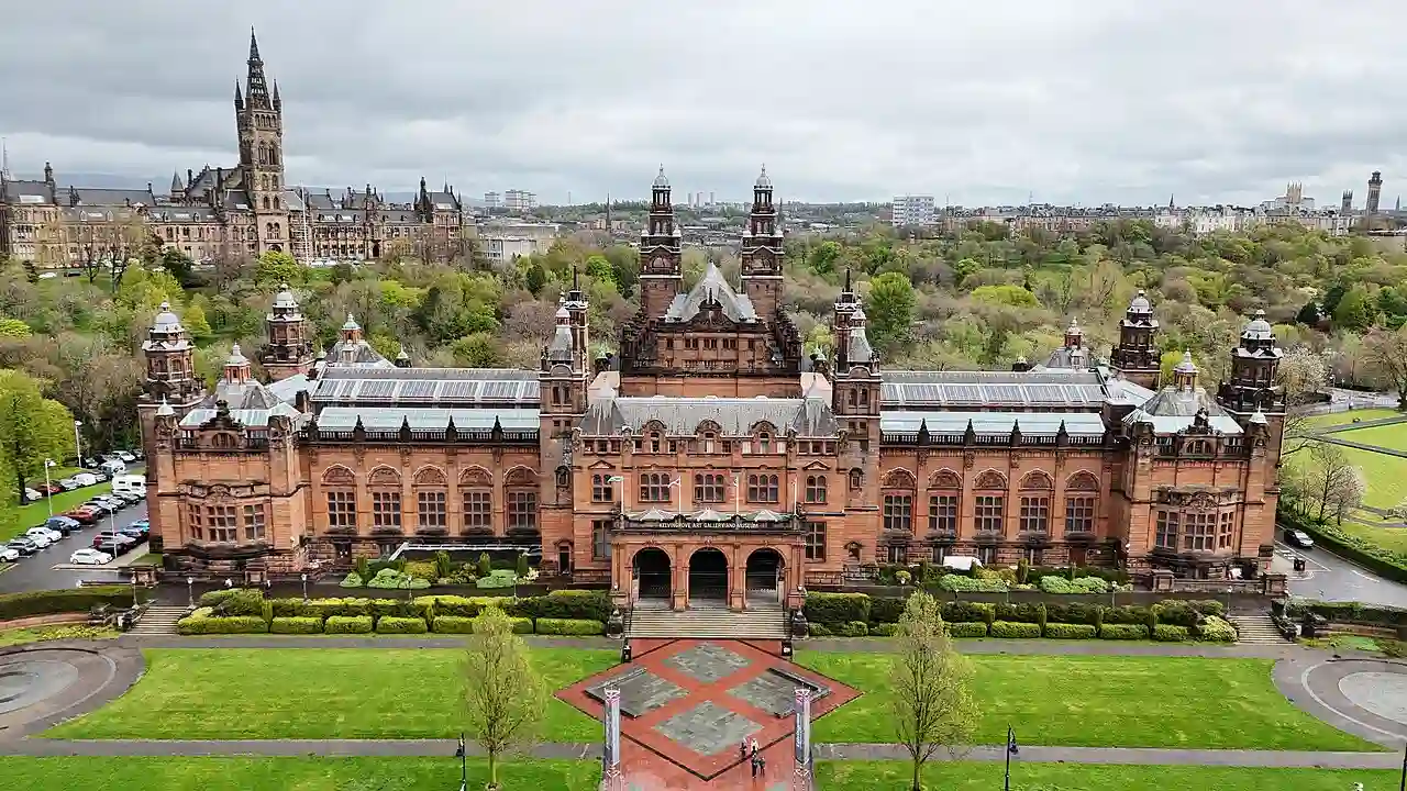 Kelvingrove Art Gallery and Museum - aerial - 2025-04-17