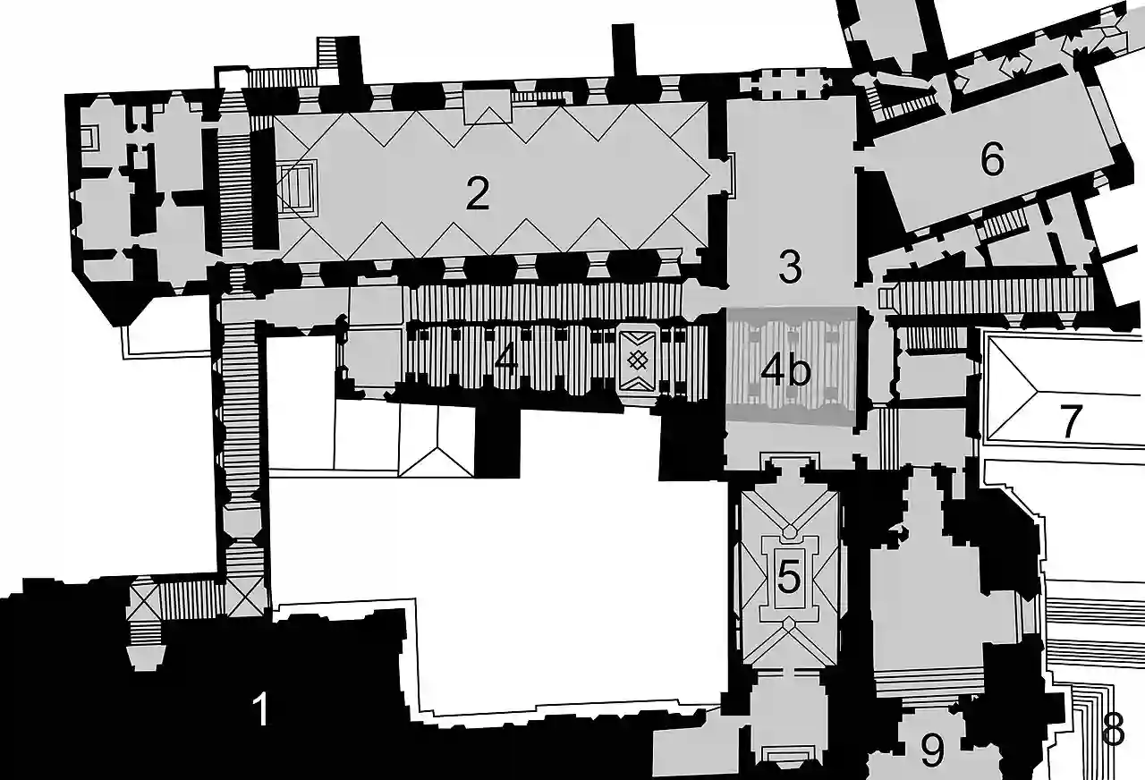 Apostolischer Palast - Sixtinische Kapelle - Grundriss