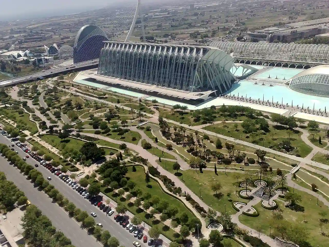 Cuidad Ciencias y las artes en Valencia
