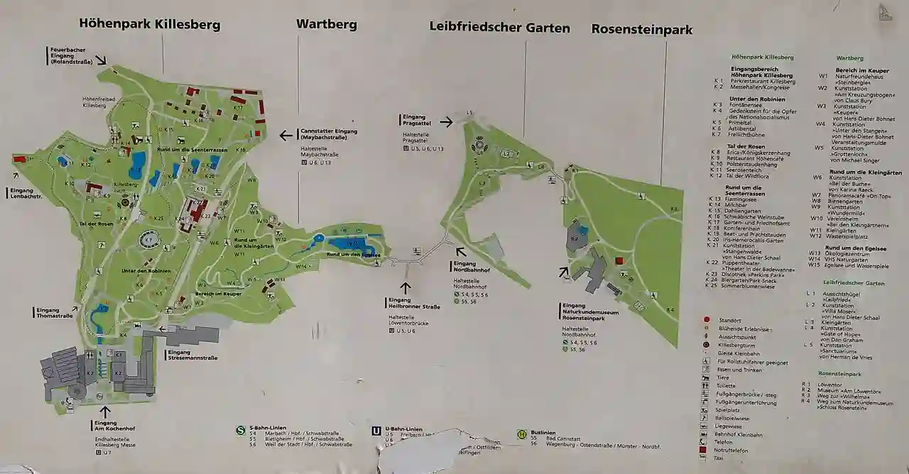 KillesbergHöhenparkOrientierungskarte