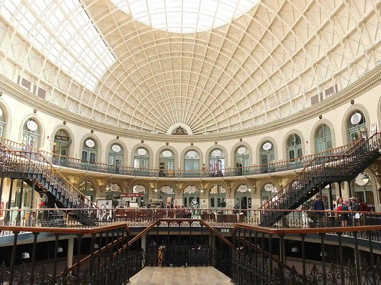 Inside Leeds Corn Exchange