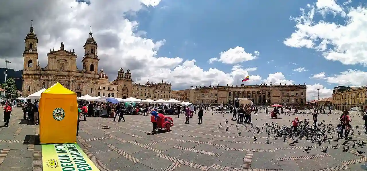 Plaza de Bolívar en Bogotá (Colombia)