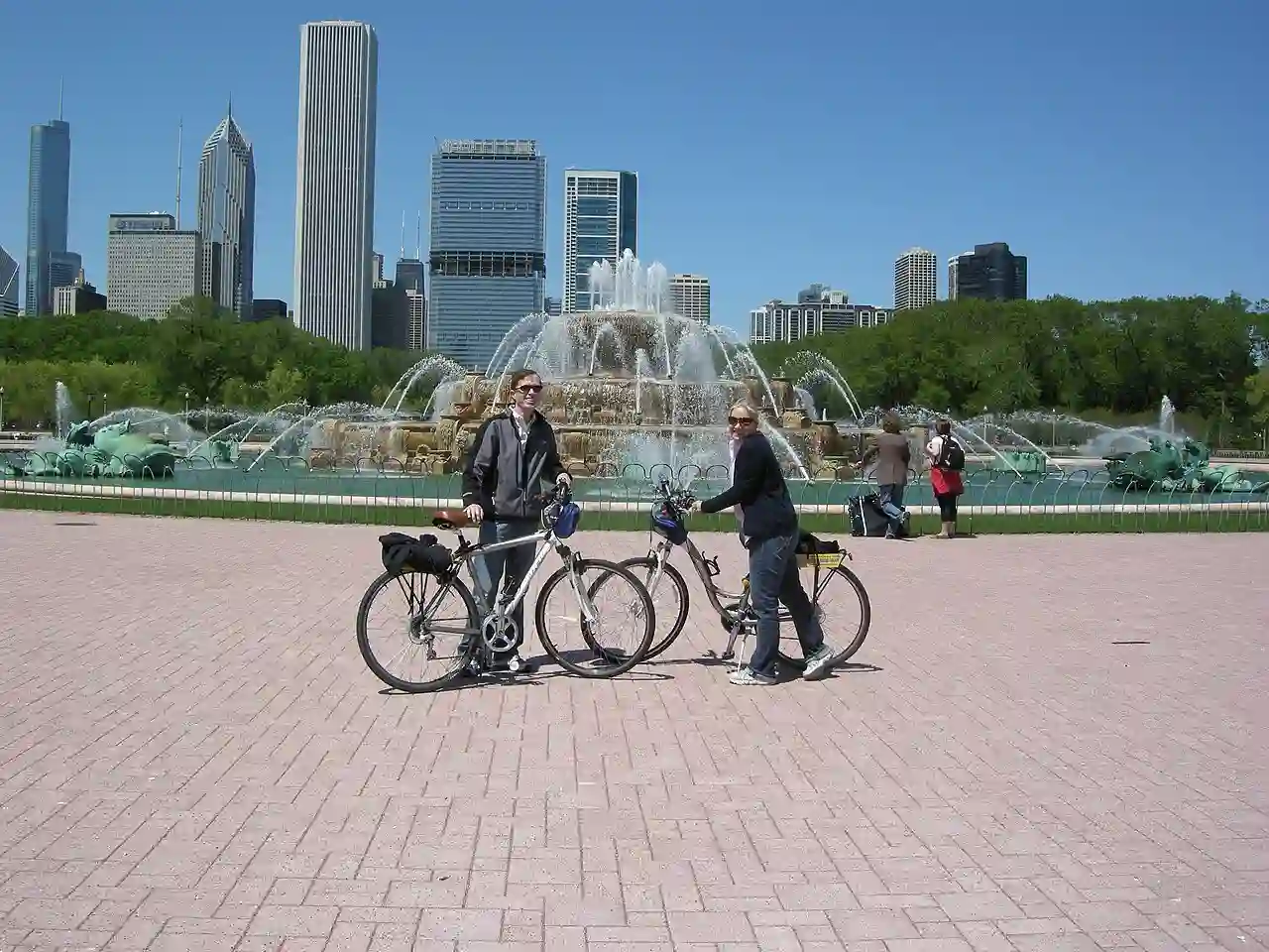 Bikes at Buckingham Fountain