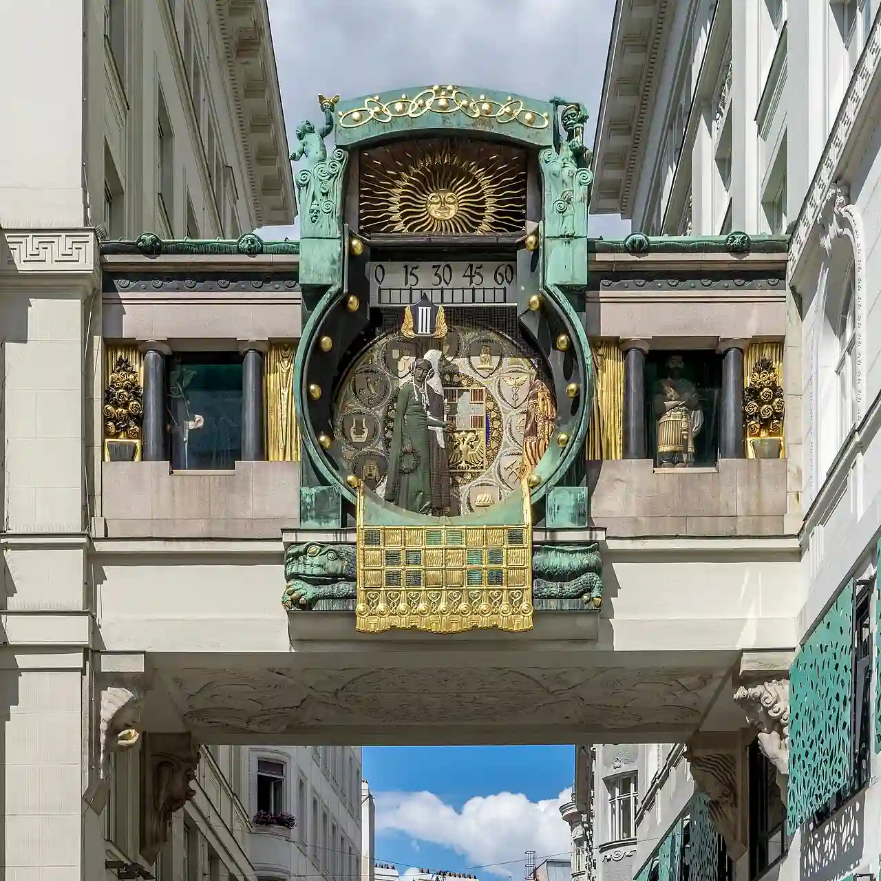 Ankeruhr, Hoher Markt, Vienna