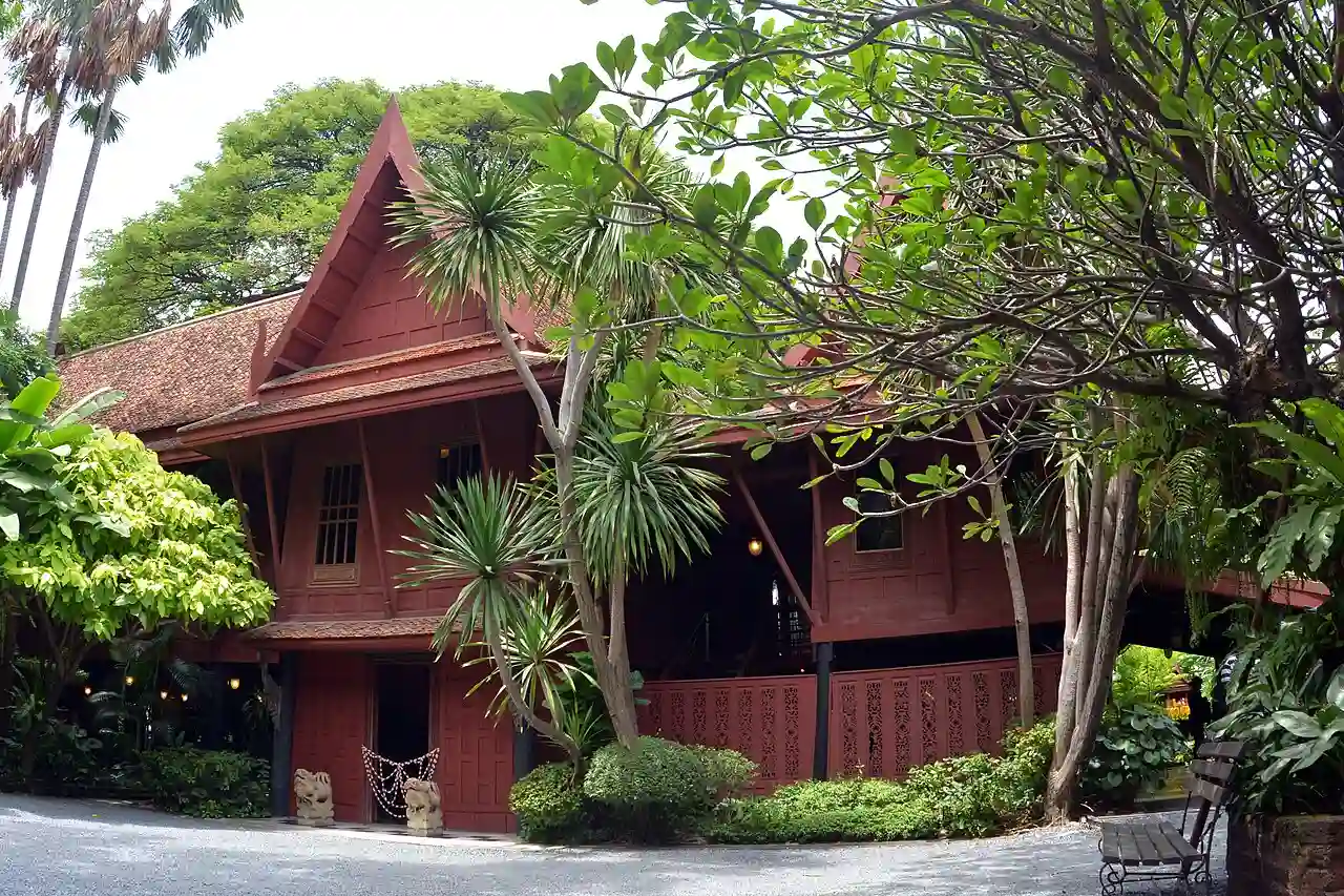 Main House of Jim Thompson photo Don Ramey Logan