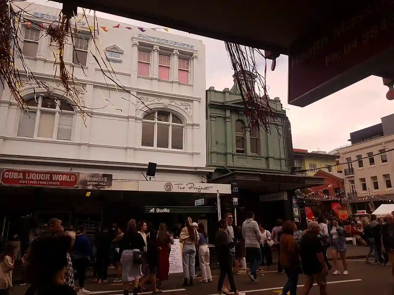 Upper Cuba Street during cuba dupa