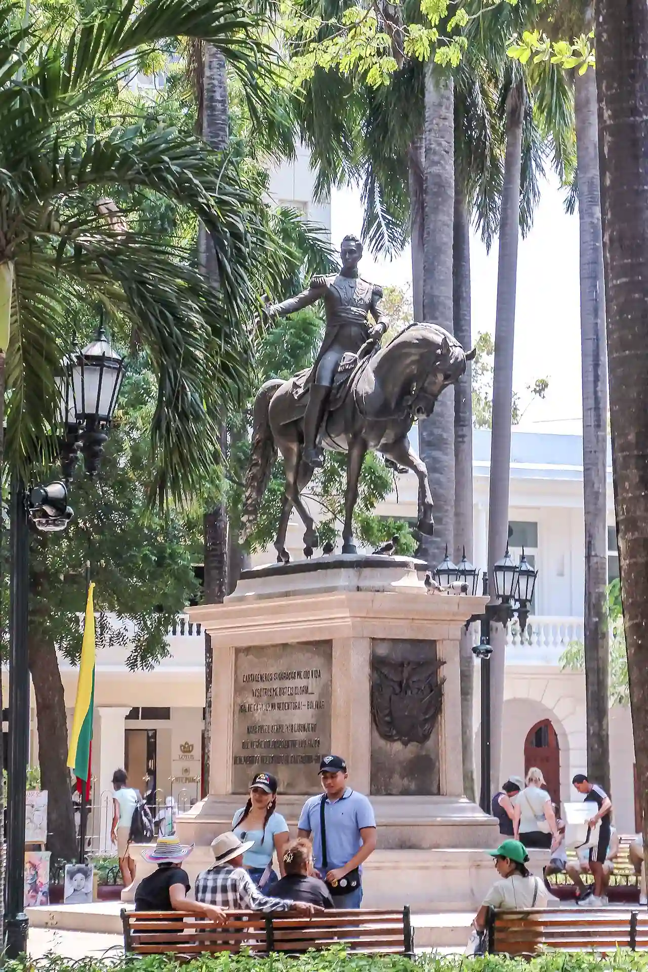 Colombia, Cartagena, Equestrian of Simón Bolívar