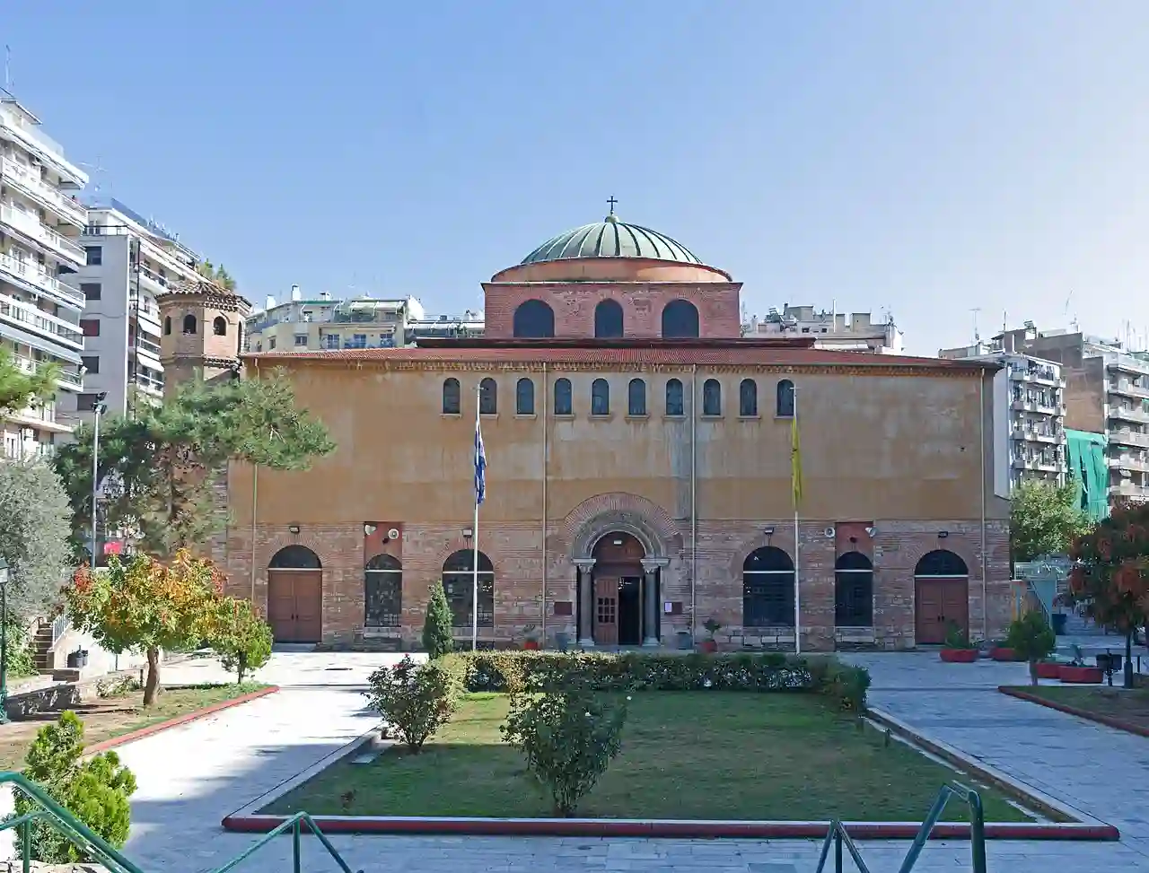 Thessaloniki Saint Sophia Church west wall