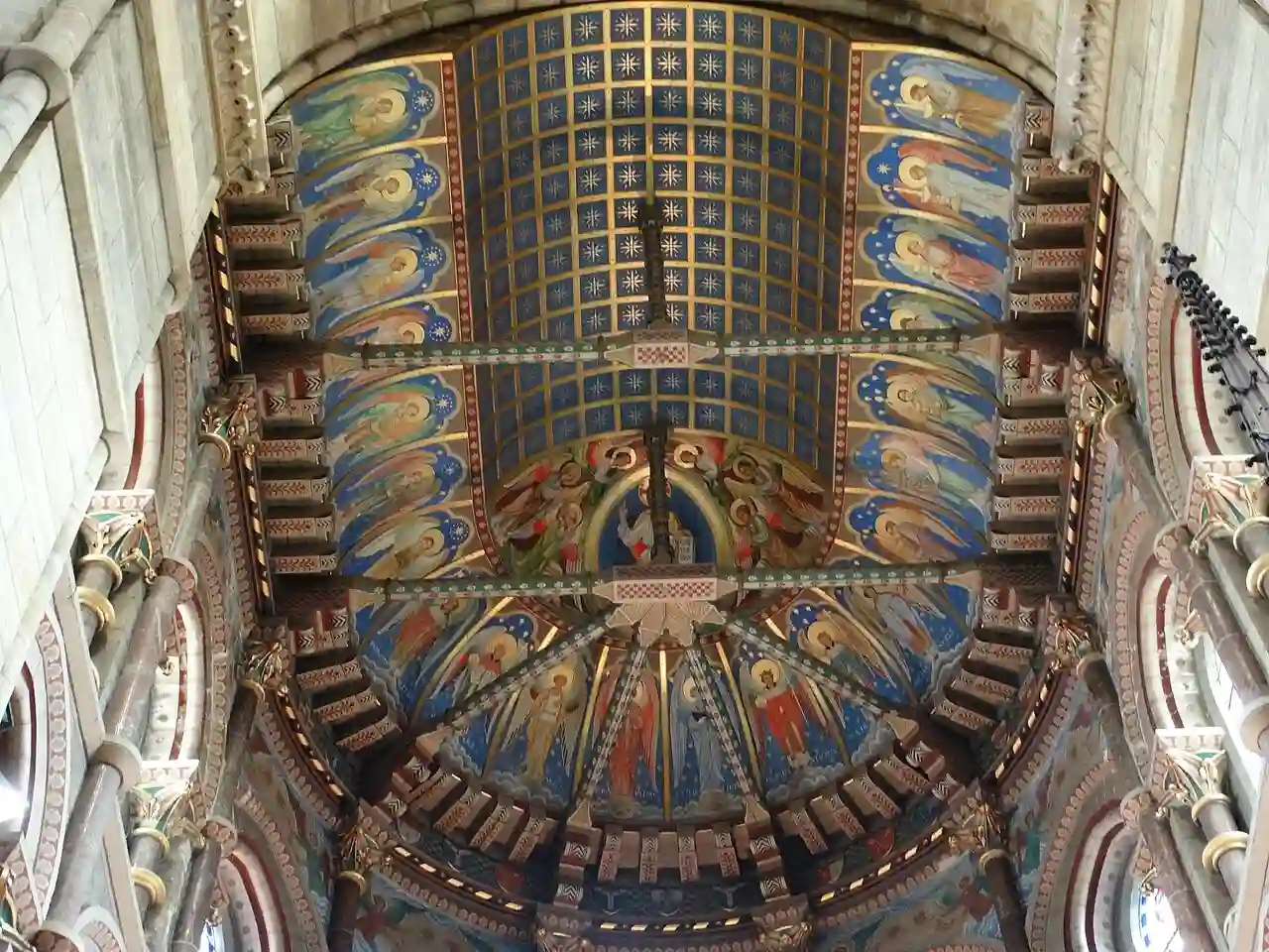 Ceiling detail, St. Finbarre's Cathedral, Cork