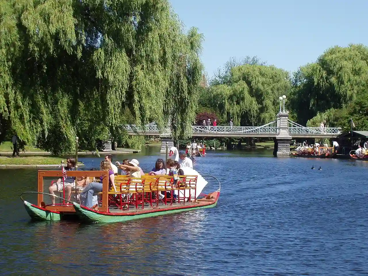 Swan Boat, Boston Public Garden, Boston, Massachusetts