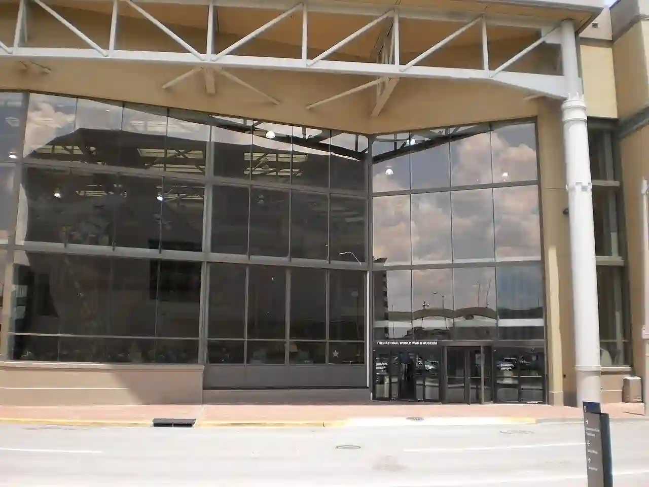 Main entrance to the National World War II Museum