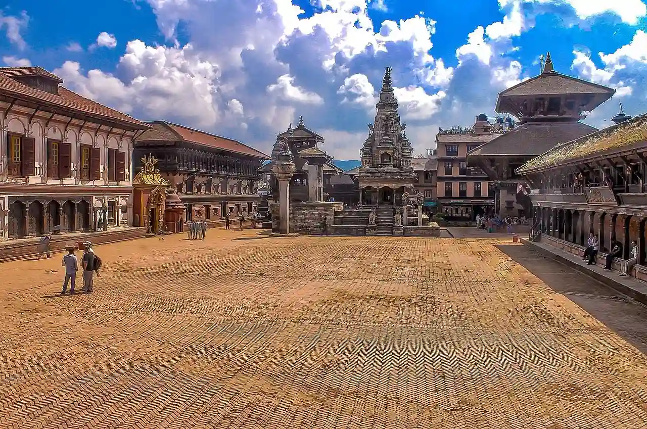 View of Bhaktapur Durbar Square