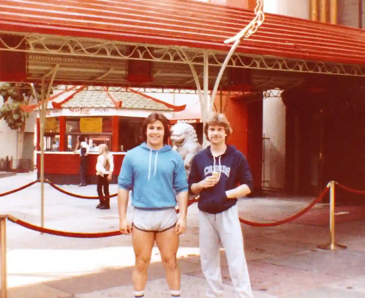 1983 - Nolan & Jerry at Mann's Chinese Theatre in Hollywood (26174982040)