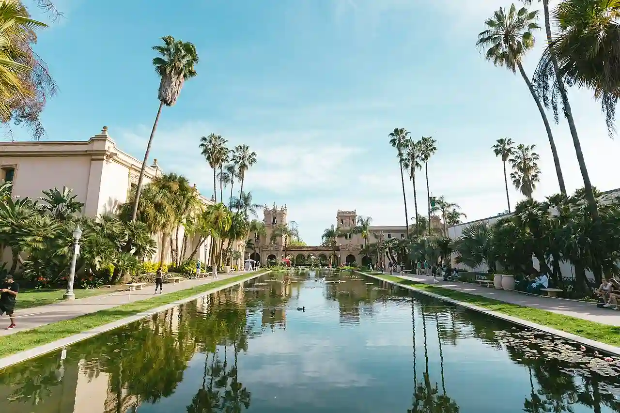 Lily Pond, Balboa Park, San Diego, California