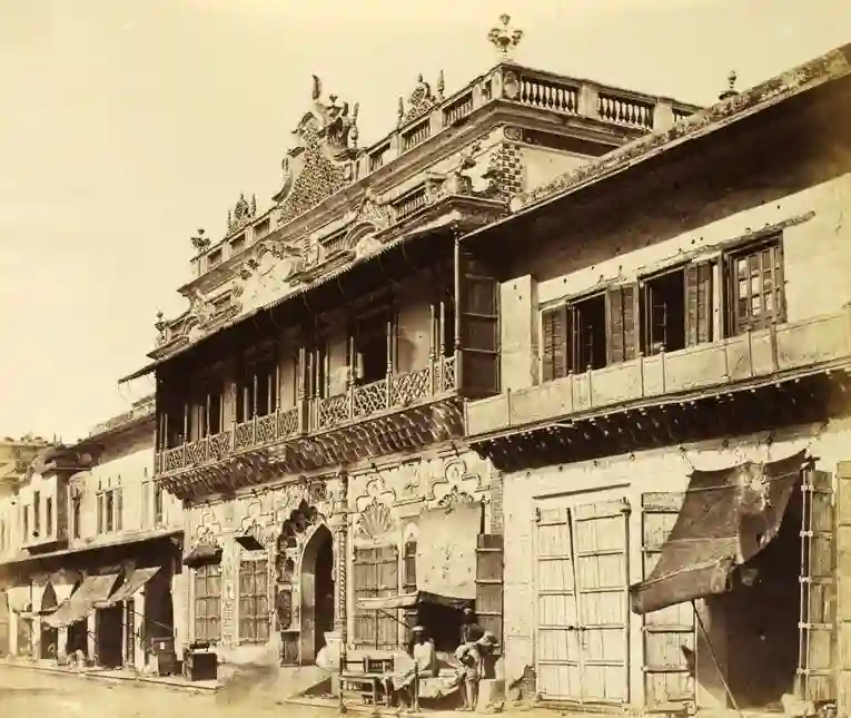Chandni Chowk, Delhi, 1858