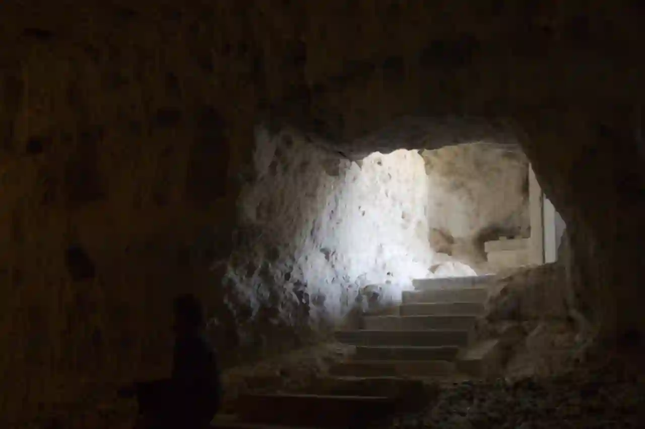 Cripta del Peccato Originale – ingresso