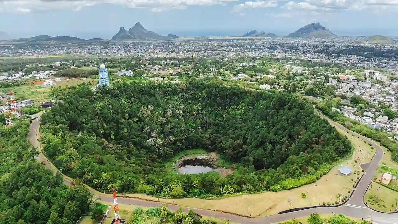 Mauritius trou aux cerfs volcano