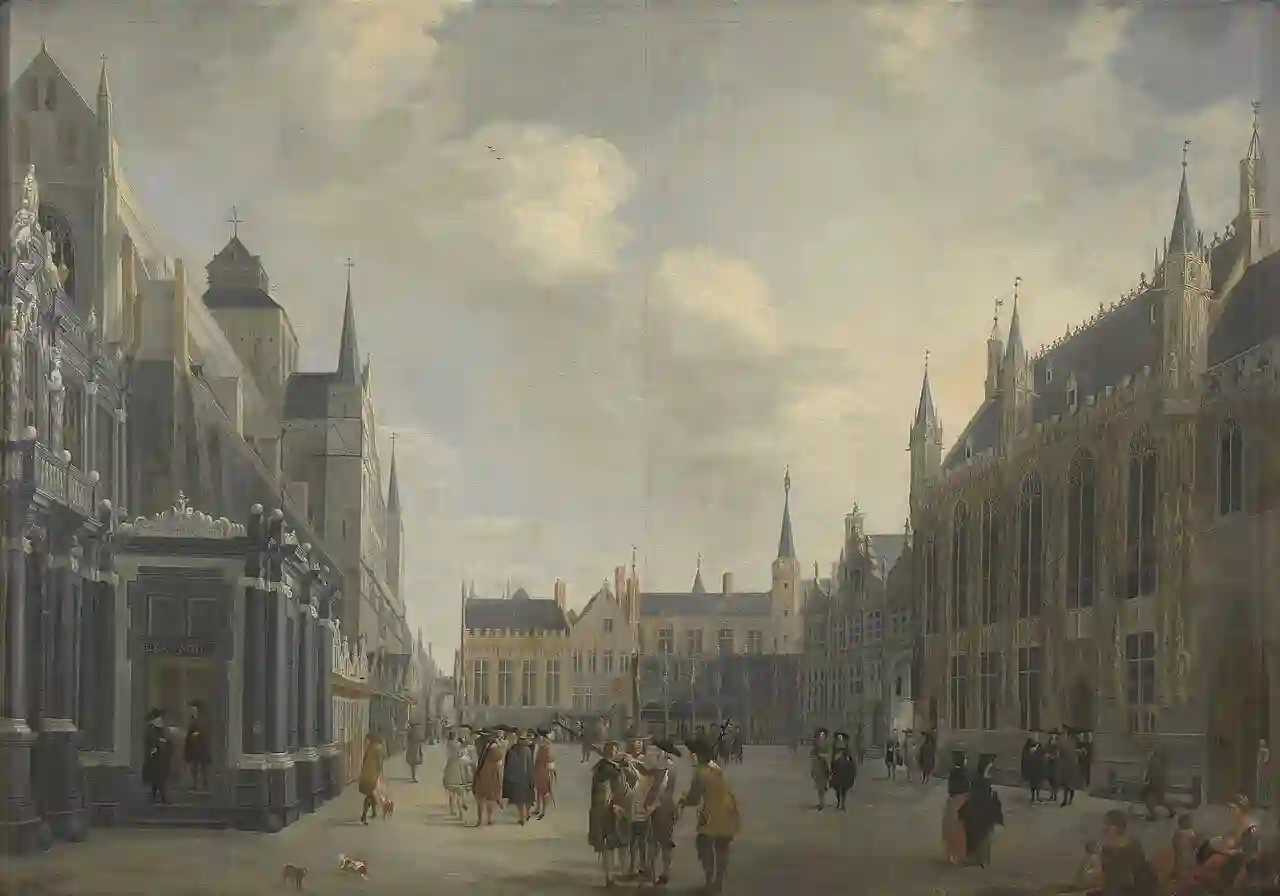 The Burg in Bruges (1672)