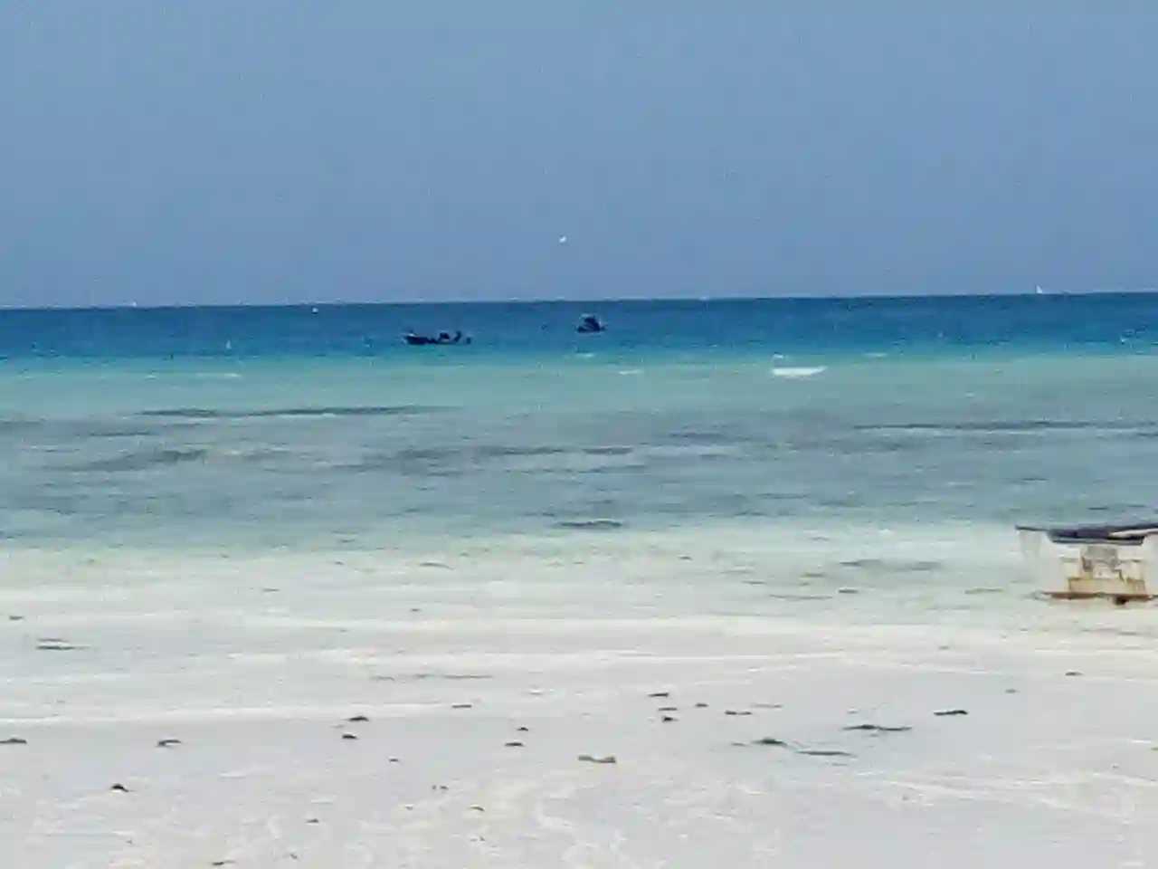 White sandy beach at Nungwi, Zanzibar