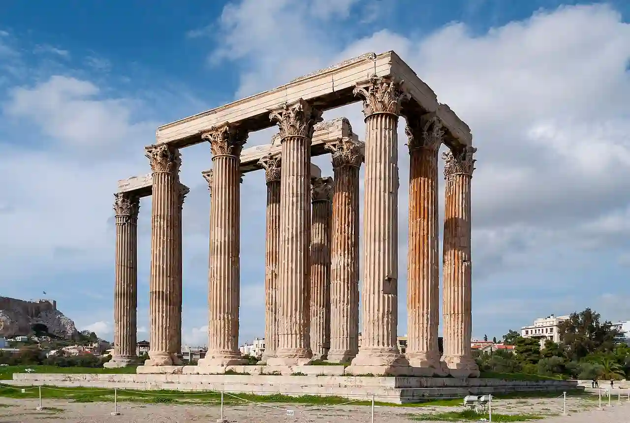 Temple of Olympian Zeus Athens Greece 1