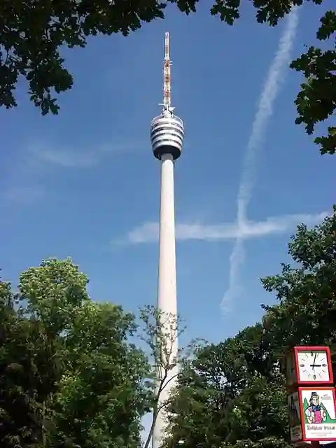 Fernsehturm Stuttgart (Deutschland)-TV tower Stuttgart (germany)