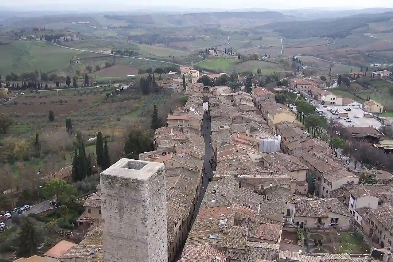 San Gimignano view from torre grossa 2
