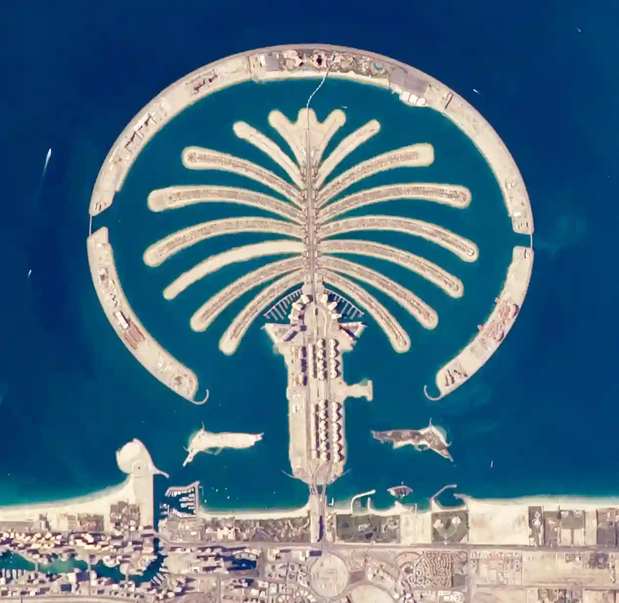 Artificial Archipelagos, Dubai, United Arab Emirates ISS022-E-024940 lrg (cropped)