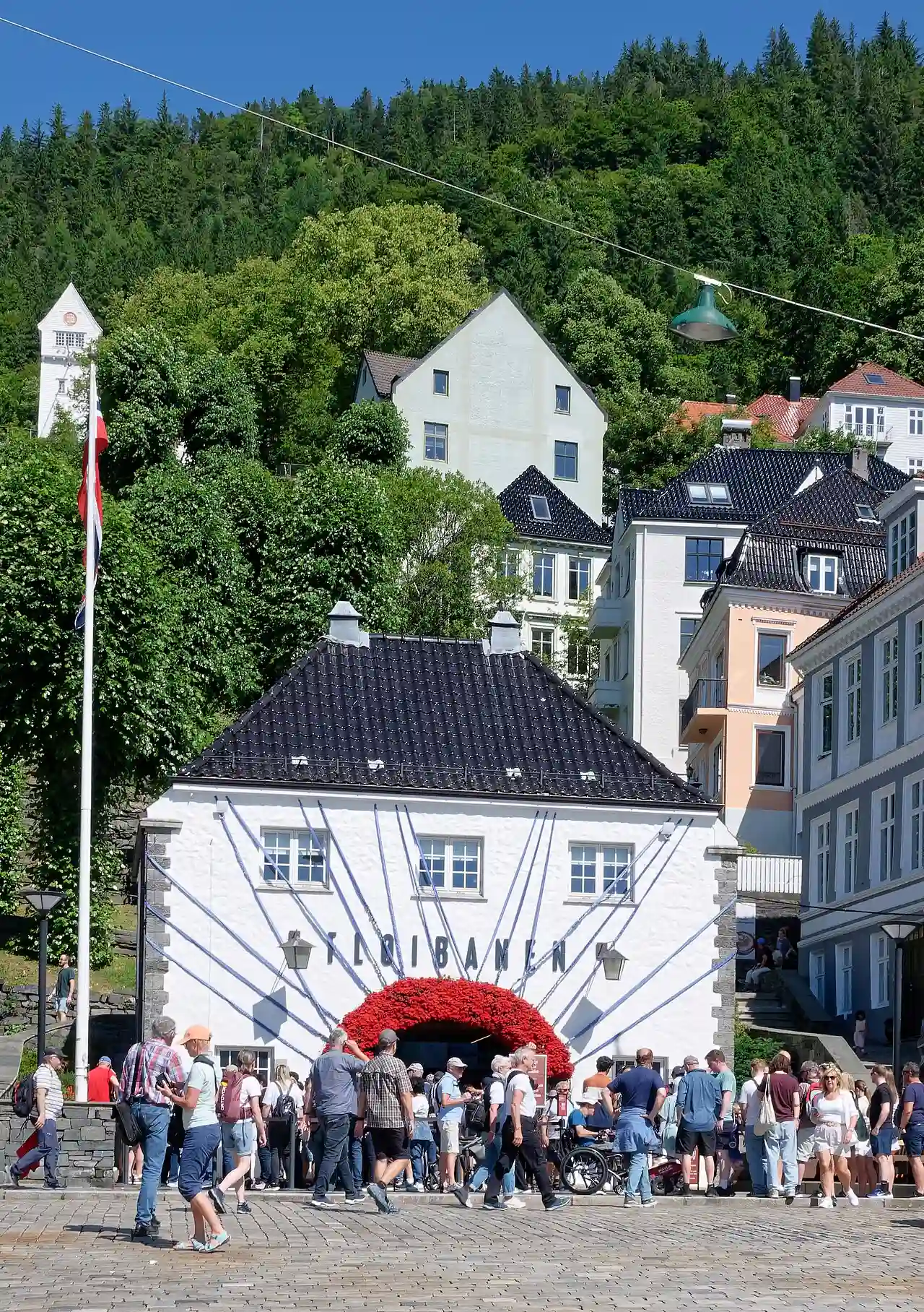 "Die einzige Standseilbahn Norwegens". 01