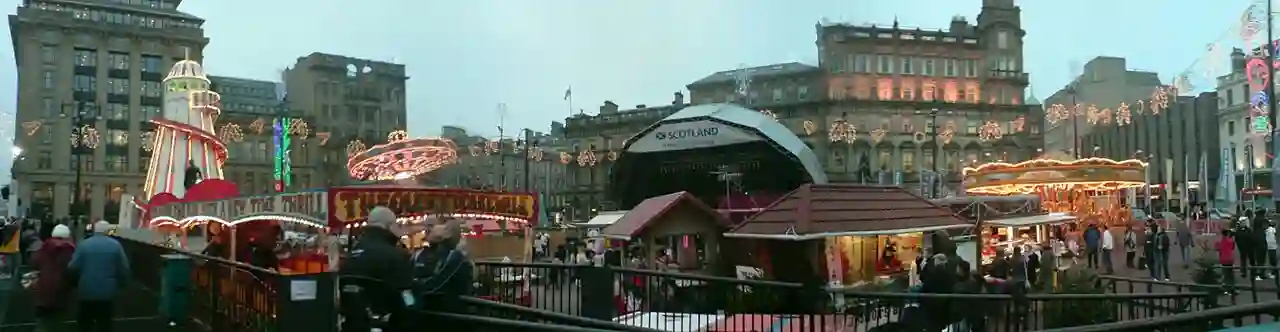 George Square, Glasgow, Christmas