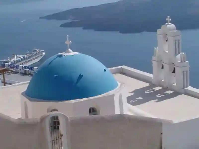 Domed Church in Santorini