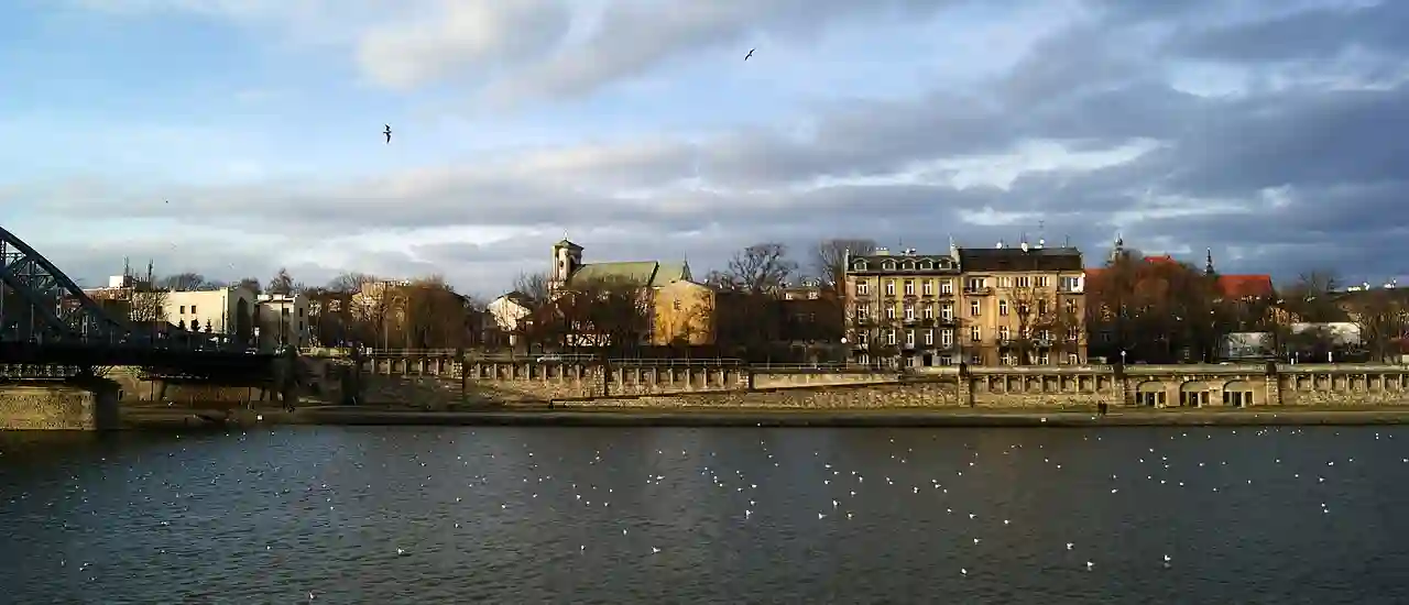 Kazimierz (view from S), Krakow, Poland