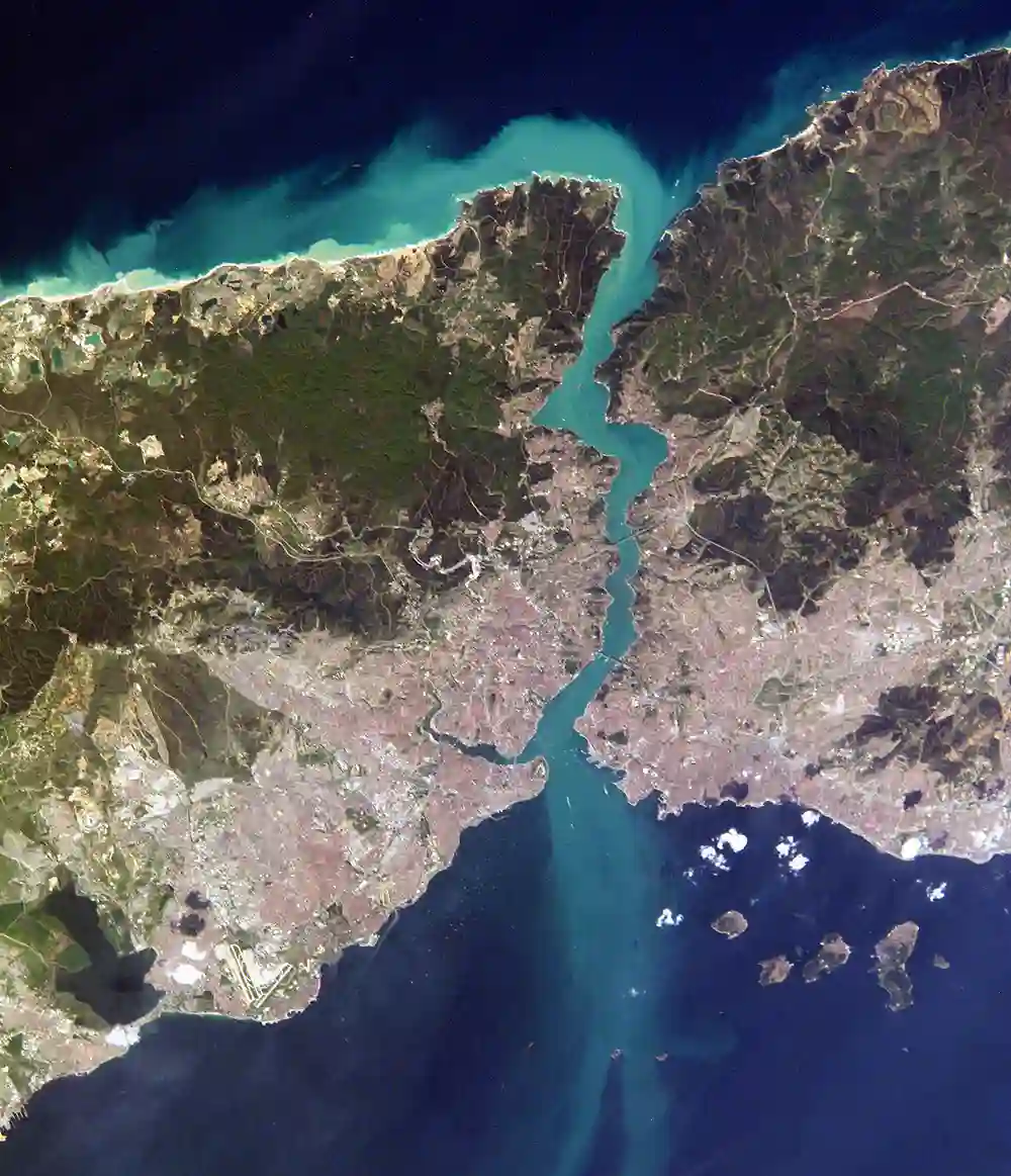 Istanbul and Bosporus big