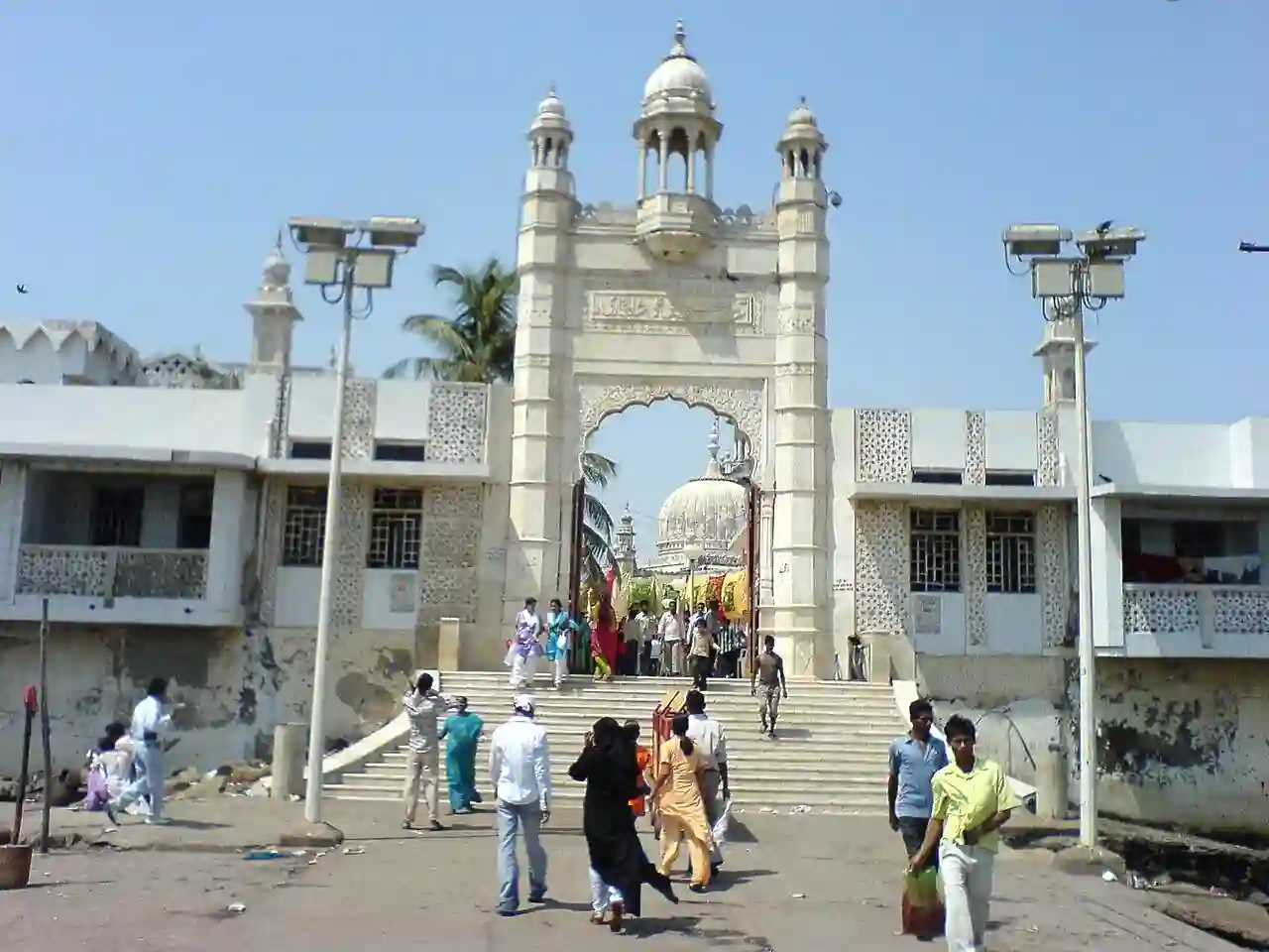 Entrance to the Dargah of Haji Ali