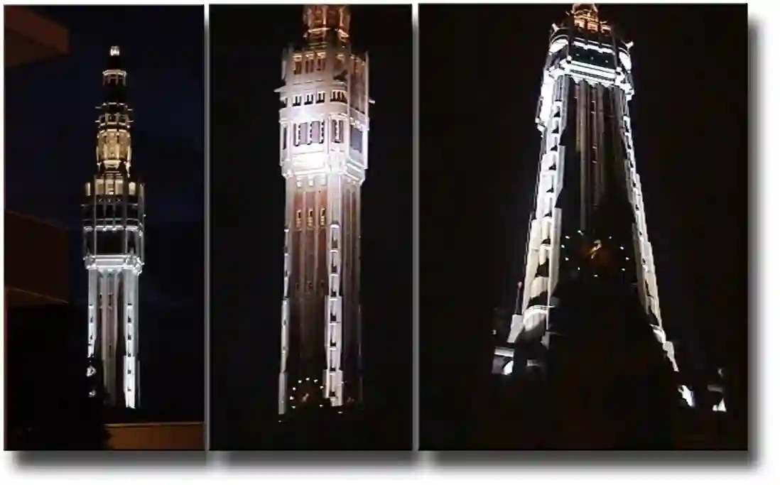Beffroi Lille nuit