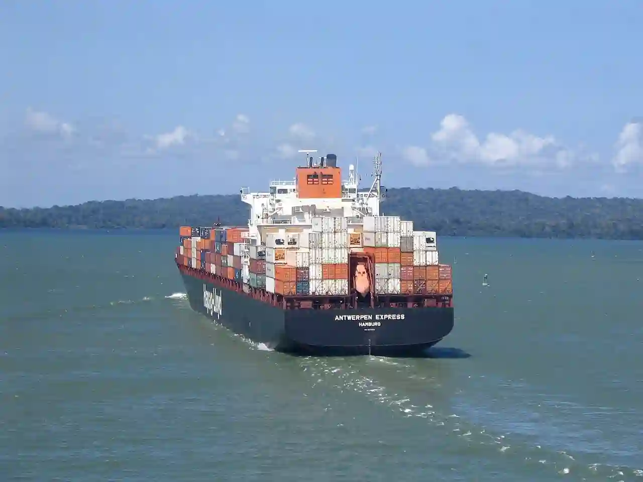 Antwerpen Express on Gatun Lake