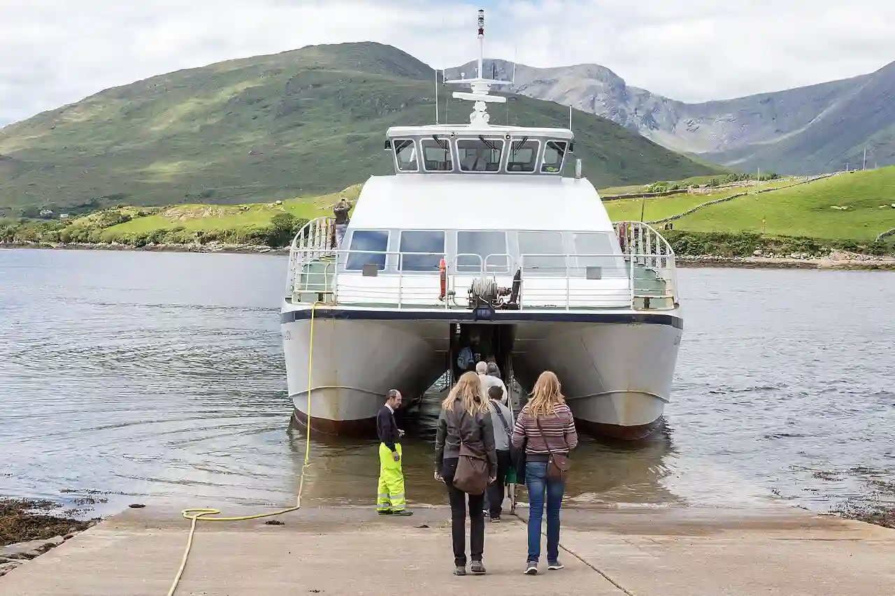 Boarding "Connemara Lady" at Killary Harbour (2014)