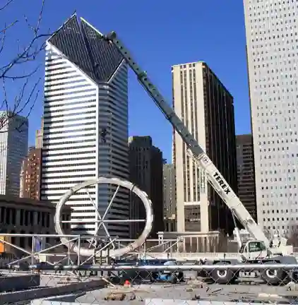 Cloud gate construction