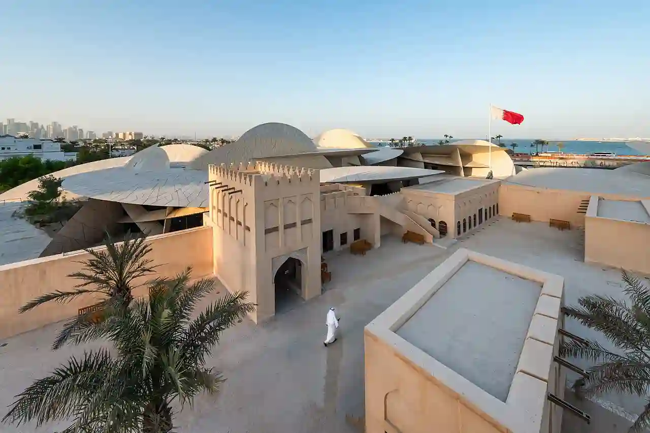 View of the National Museum of Qatar in 2021