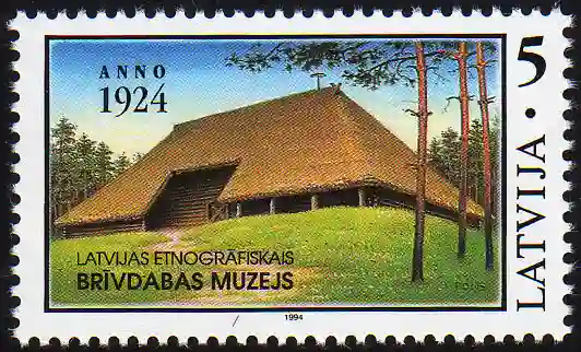 19940430 5sant Latvia Postage Stamp