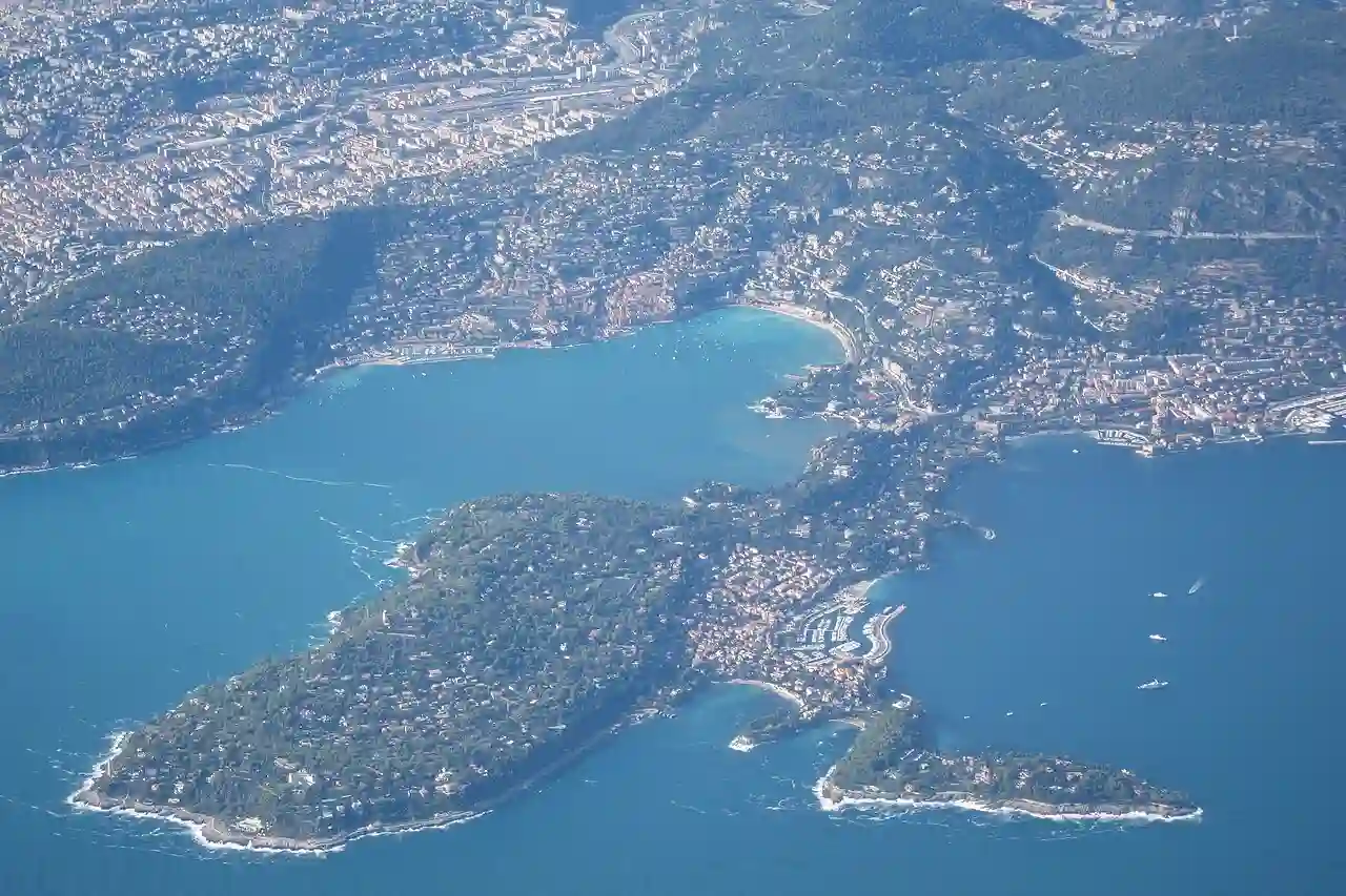 Aerial view of Saint-Jean-Cap-Ferrat