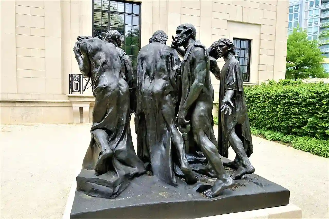 The Burghers of Calais - www.joyofmuseums.com - Rodin Museum, Philadelphia 2