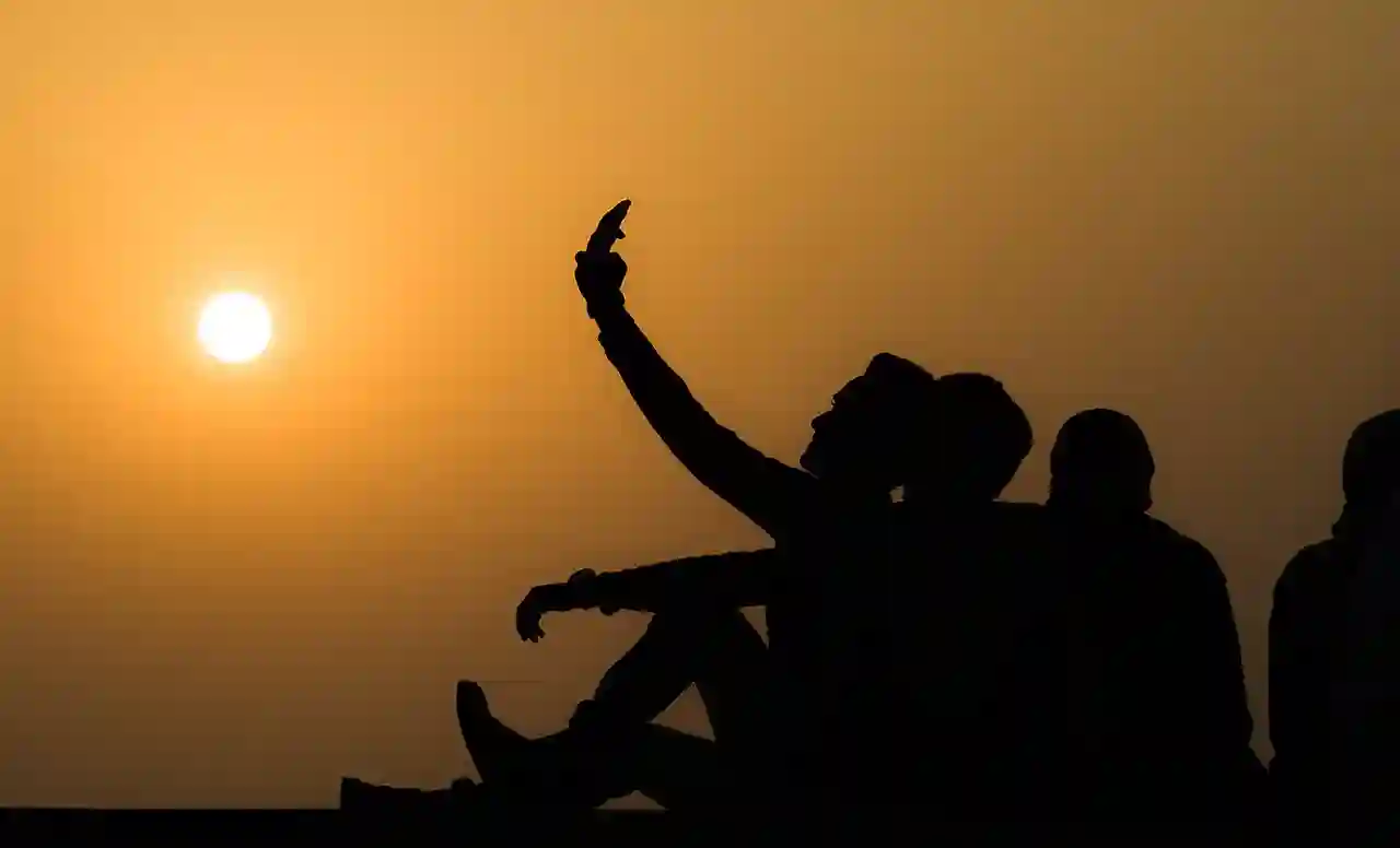 Group Selfie - Sunset