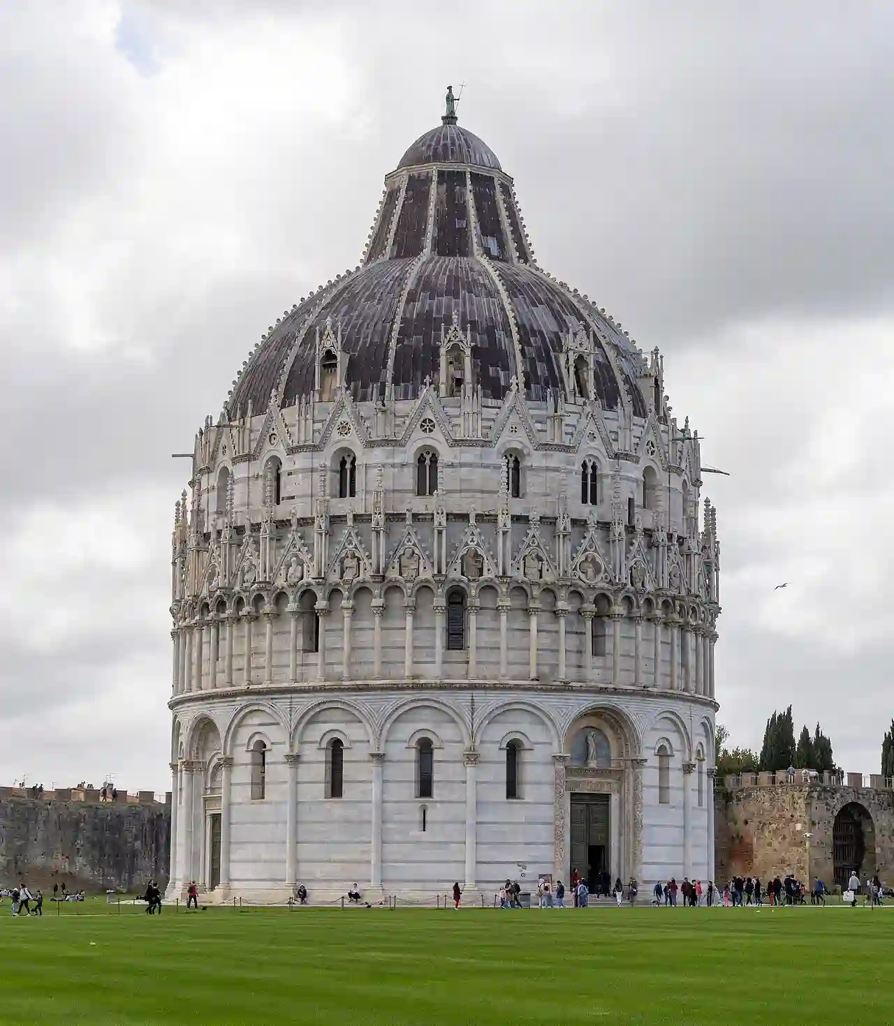 The Baptistery in Pisa Italy