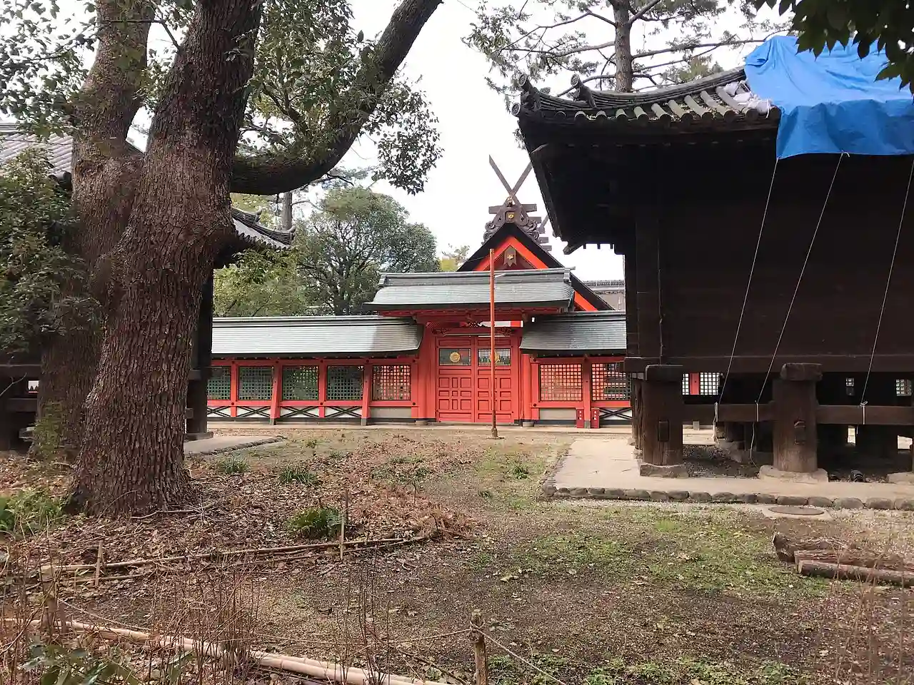 Back gate of Hongu Area of Sumiyoshi Grand Shrine